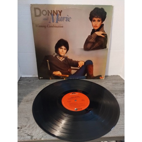 Donny And Marie‎ Winning Combination LP Vinyl Polydor ‎PD-1-6127 - Picture 1 of 4